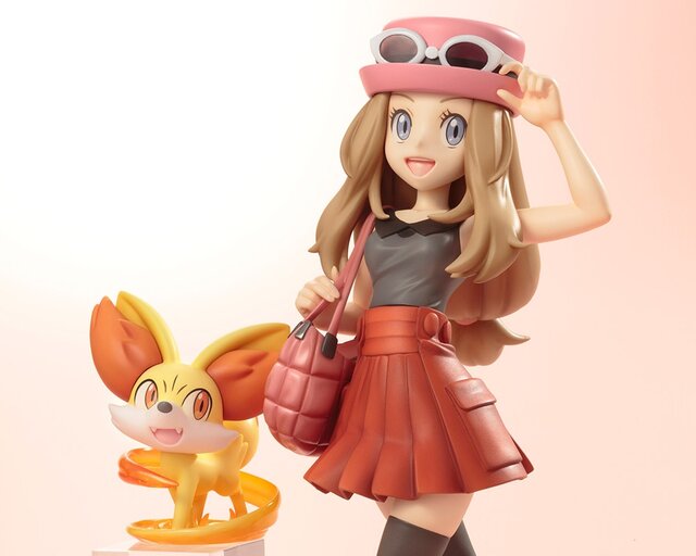 『ポケモンX・Y』並べて飾りたい「セレナ」「カルム」1/8スケールフィギュアが予約受付中！それぞれにフォッコ、ケロマツが付属