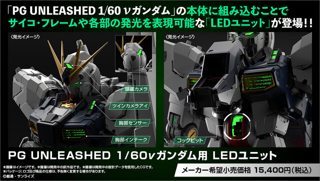 究極のガンプラ「PG UNLEASHED 1/60 νガンダム」がDMM通販で抽選販売！2月再生産分が対象