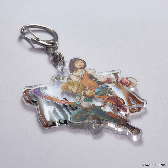 『FFIX』25周年記念イラストのアクリルキーホルダーが予約受付中！「ジタン」「ビビ」などおなじみのキャラクターたちをデザイン