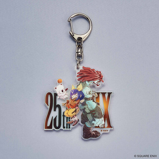 『FFIX』25周年記念イラストのアクリルキーホルダーが予約受付中！「ジタン」「ビビ」などおなじみのキャラクターたちをデザイン