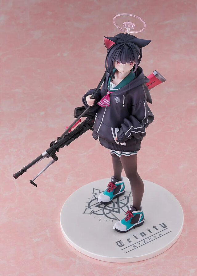 『ブルアカ』より「カズサ」 1/7スケールフィギュアが予約受付開始！クールな立ち姿と可愛さの絶妙なバランスを表現