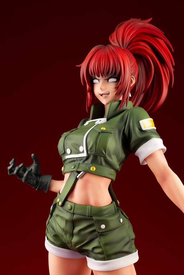 『KOF』より「覚醒レオナ」が山下しゅんや氏の描きおろしで立体化！狂気の表情や深紅の髪、全体の影塗装でただならぬ雰囲気に