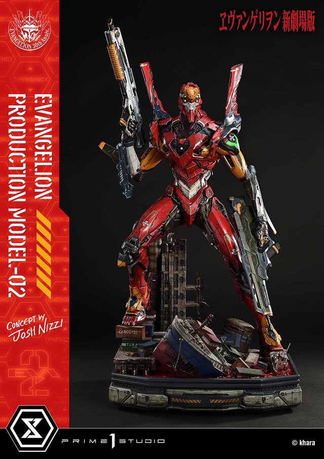ハリウッドデザイナーの手がける「エヴァンゲリオン2号機」 がなんともメカニカル！約27万円のハイエンドスタチュー予約開始