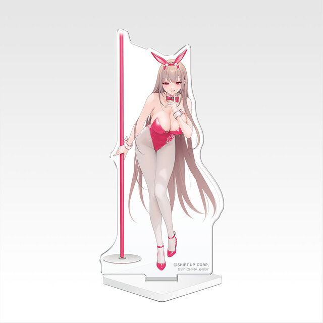 『勝利の女神：NIKKE』新作一番くじ全ラインナップ公開！目玉はバニー衣装の“背中で魅せる”フィギュア、“リップデザイン付き”チャームも注目