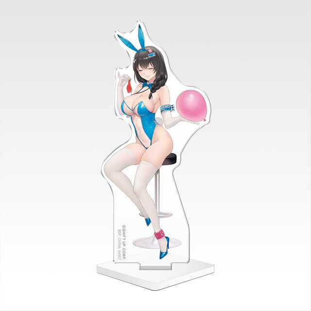 『勝利の女神：NIKKE』新作一番くじ全ラインナップ公開！目玉はバニー衣装の“背中で魅せる”フィギュア、“リップデザイン付き”チャームも注目