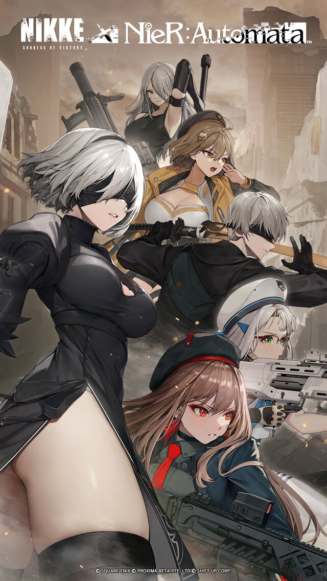 水着姿の2Bは太ももの破壊力抜群！『勝利の女神：NIKKE』×『ニーア』コラボが復刻開催