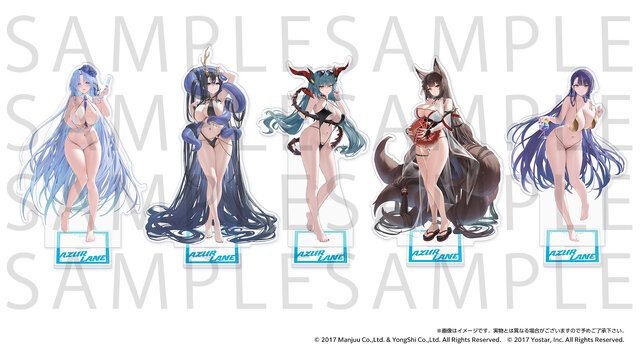 際どい水着に濡髪の艶やかさ！「アズレン サマーフェア2025」の描き下ろしグッズが指揮官を揺さぶる
