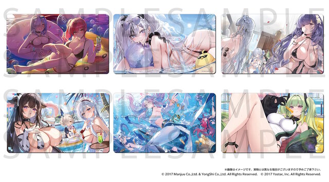 際どい水着に濡髪の艶やかさ！「アズレン サマーフェア2025」の描き下ろしグッズが指揮官を揺さぶる