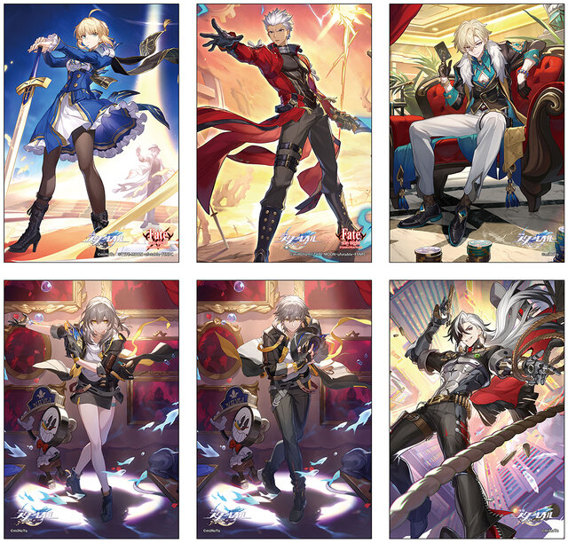 『崩壊：スターレイル』×『Fate』コラボ記念フェアがアニメイトで開催！「星玉」などゲーム内アイテム付シリアルコード入りポストカードがもらえる