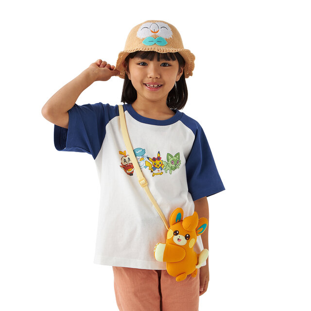 ピカチュウたちと夏のお出かけ！『ポケモン』親子コーデも出来るTシャツやモクローの麦わらハットなど、可愛いアイテムが続々登場