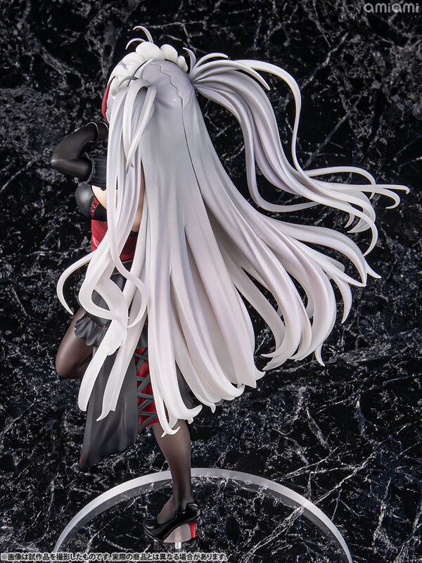 悪戯っぽく微笑む口元から舌先がチラリ…『アズレン』より「プリンツ・オイゲン：この夜に酔いしれ」フィギュアがクールでミステリアス