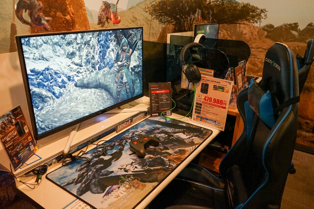 『モンハンワイルズ』動作確認済PCやデバイスが揃う、「GALLERIA esports Lounge」は初心者ハンター必見の場所だった【現地レポ】