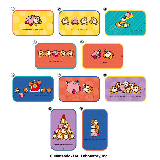 『星のカービィ』缶ケース付きお菓子が可愛い！一緒に遊ぶ“カービィとワドルディ”など全10デザイン