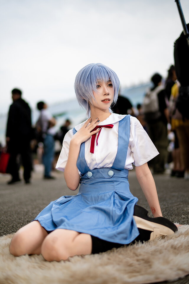 綾波レイ「エヴァンゲリオン」／欸抖（Instagram：eh.doh_030）