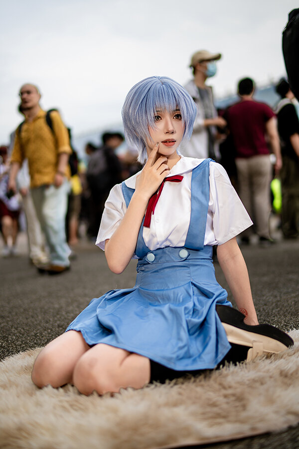 綾波レイ「エヴァンゲリオン」／欸抖（Instagram：eh.doh_030）