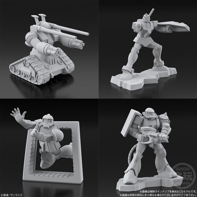 チョコサプ「機動戦士ガンダム」が7月14日発売！ガンダムやシャア専用ザクなど、印象的なシーンを再現した全19種類がラインナップ