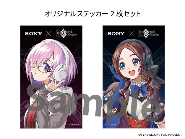 『FGO』10周年記念！アイコンを刻印できるヘッドホンとウォークマンが注文受付開始ー描き下ろしマシュ、ダ・ヴィンチの限定ステッカー配布も