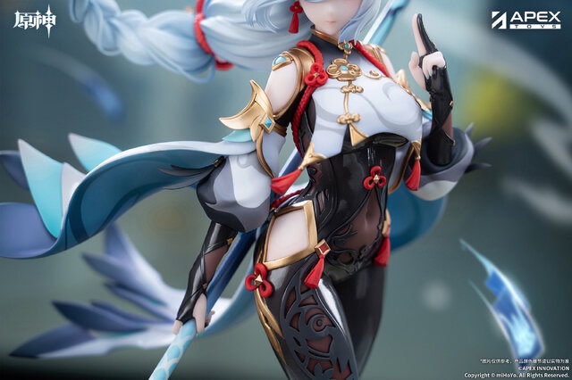ボディラインくっきりな修行服に、シースルーから覗くオヘソもセクシー！『原神』より「申鶴」1/7スケールフィギュアが公開