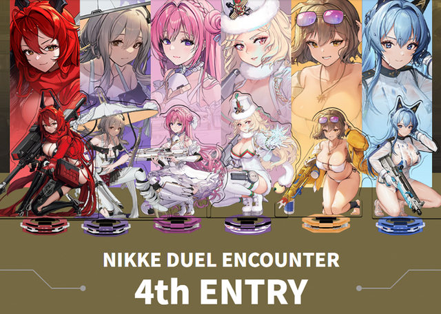 『勝利の女神：NIKKE』レッドフードや水着のアニスも！回転式台座備えた“両面アクスタ”カードゲーム第4弾に、ドロシーら6名が参戦