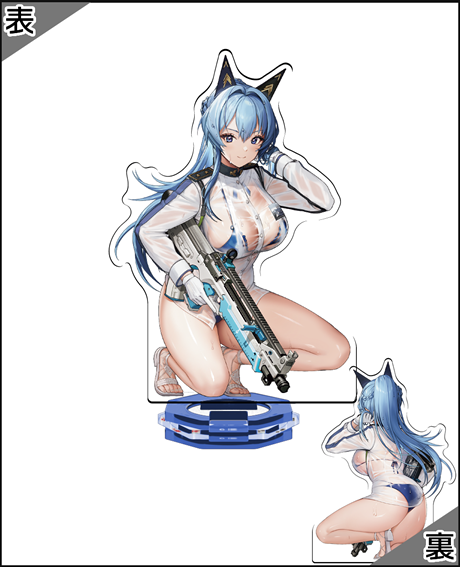 『勝利の女神：NIKKE』レッドフードや水着のアニスも！回転式台座備えた“両面アクスタ”カードゲーム第4弾に、ドロシーら6名が参戦