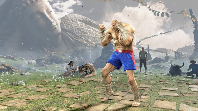 初代ラスボスがいよいよ参戦！『スト6』追加キャラ「サガット」のゲームプレイ映像公開、代表的な技やリーチの長さも健在
