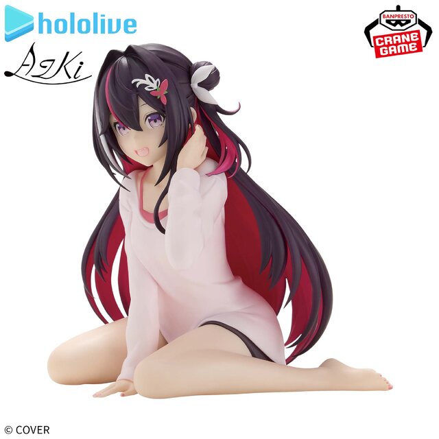 ホロライブ・AZKiが、可愛いく微笑むオフスタイルでフィギュア化！描き下ろしイラストの大型クッションと共にプライズ展開