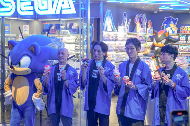 セガ、渋谷に公式ストア「SEGA STORE TOKYO」出店！限定デザインのソニックが展示の新店舗に突撃―COO・内海州史氏も登壇のオープニングセレモニーをレポート