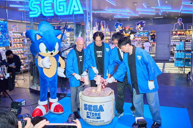 セガ、渋谷に公式ストア「SEGA STORE TOKYO」出店！限定デザインのソニックが展示の新店舗に突撃―COO・内海州史氏も登壇のオープニングセレモニーをレポート