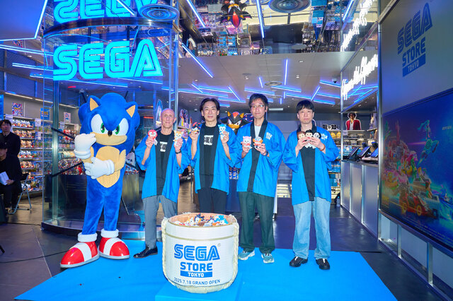 セガ、渋谷に公式ストア「SEGA STORE TOKYO」出店！限定デザインのソニックが展示の新店舗に突撃―COO・内海州史氏も登壇のオープニングセレモニーをレポート