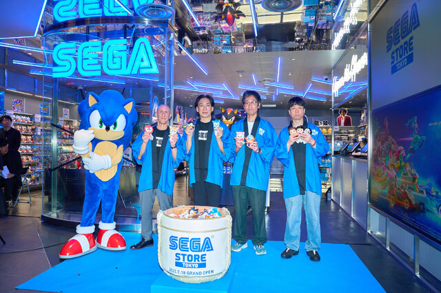 セガ、渋谷に公式ストア「SEGA STORE TOKYO」出店！限定デザインのソニックが展示の新店舗に突撃―COO・内海州史氏も登壇のオープニングセレモニーをレポート