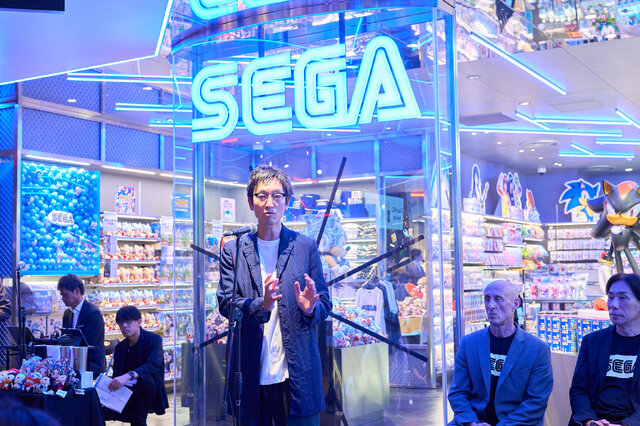 セガ、渋谷に公式ストア「SEGA STORE TOKYO」出店！限定デザインのソニックが展示の新店舗に突撃―COO・内海州史氏も登壇のオープニングセレモニーをレポート