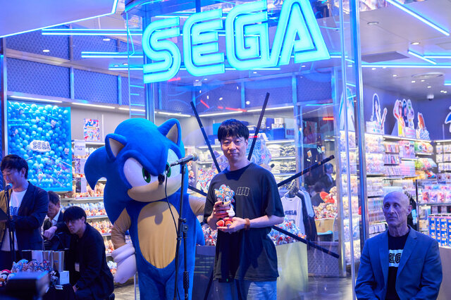 セガ、渋谷に公式ストア「SEGA STORE TOKYO」出店！限定デザインのソニックが展示の新店舗に突撃―COO・内海州史氏も登壇のオープニングセレモニーをレポート