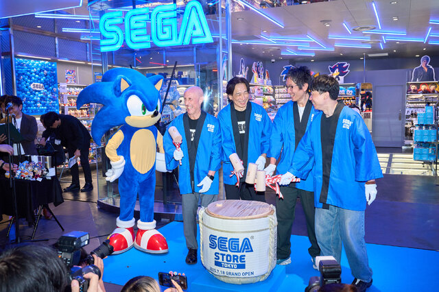 セガ、渋谷に公式ストア「SEGA STORE TOKYO」出店！限定デザインのソニックが展示の新店舗に突撃―COO・内海州史氏も登壇のオープニングセレモニーをレポート
