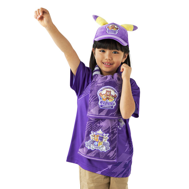 『ポケモン』グッズ持って「サンフレッチェ広島」を応援！「ポケモンセンターヒロシマ」コラボアイテムとして、チームカラーの紫にヒメグマたちをデザイン