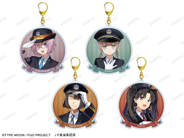マシュ、イシュタルのJR東海制服姿が可愛い！『FGO』×「推し旅」コラボが8月1日より開催―特大アクスタやデスクマットなど販売
