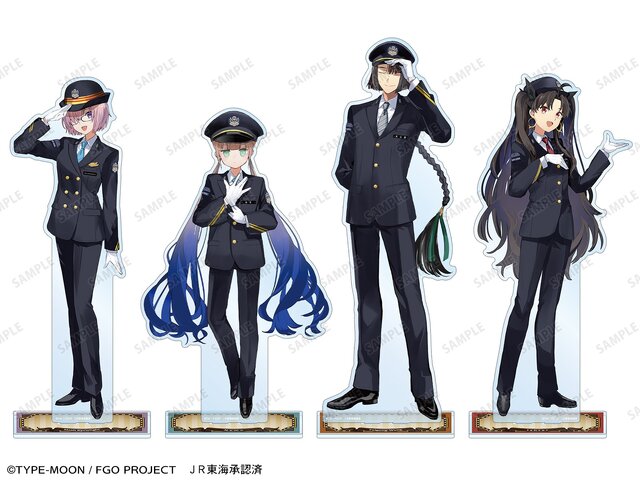 マシュ、イシュタルのJR東海制服姿が可愛い！『FGO』×「推し旅」コラボが8月1日より開催―特大アクスタやデスクマットなど販売