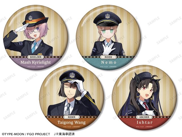 マシュ、イシュタルのJR東海制服姿が可愛い！『FGO』×「推し旅」コラボが8月1日より開催―特大アクスタやデスクマットなど販売