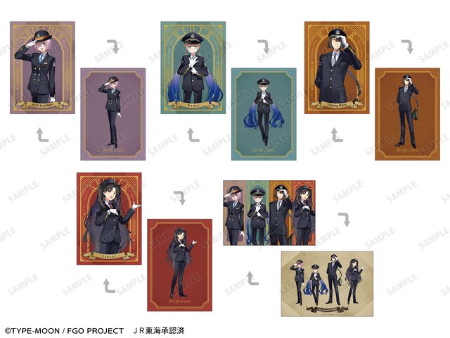 マシュ、イシュタルのJR東海制服姿が可愛い！『FGO』×「推し旅」コラボが8月1日より開催―特大アクスタやデスクマットなど販売