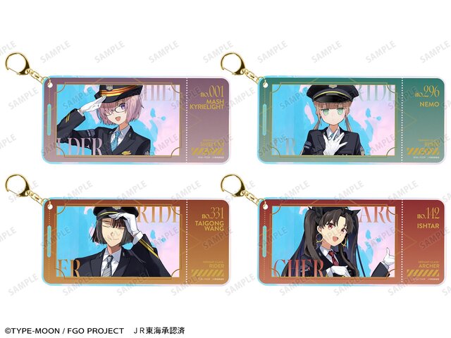 マシュ、イシュタルのJR東海制服姿が可愛い！『FGO』×「推し旅」コラボが8月1日より開催―特大アクスタやデスクマットなど販売