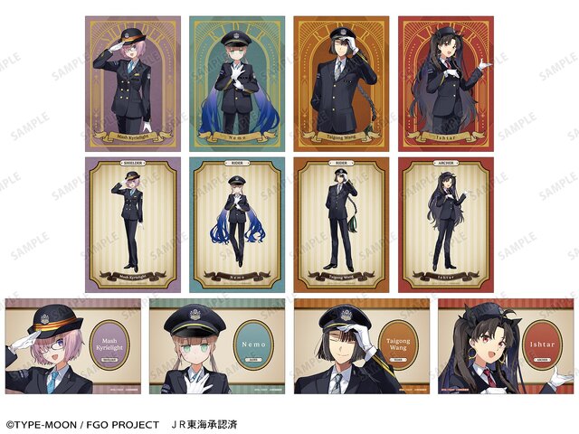 マシュ、イシュタルのJR東海制服姿が可愛い！『FGO』×「推し旅」コラボが8月1日より開催―特大アクスタやデスクマットなど販売