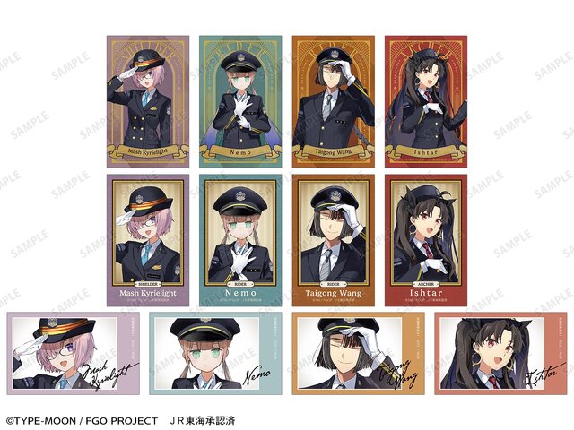 マシュ、イシュタルのJR東海制服姿が可愛い！『FGO』×「推し旅」コラボが8月1日より開催―特大アクスタやデスクマットなど販売