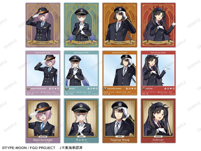 マシュ、イシュタルのJR東海制服姿が可愛い！『FGO』×「推し旅」コラボが8月1日より開催―特大アクスタやデスクマットなど販売