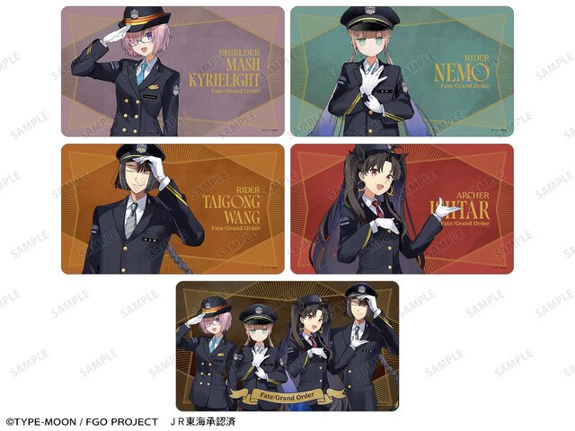 マシュ、イシュタルのJR東海制服姿が可愛い！『FGO』×「推し旅」コラボが8月1日より開催―特大アクスタやデスクマットなど販売