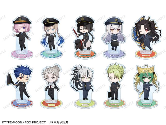 マシュ、イシュタルのJR東海制服姿が可愛い！『FGO』×「推し旅」コラボが8月1日より開催―特大アクスタやデスクマットなど販売