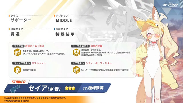『ブルアカ』水着セイアが実装決定！小柄な柔肌を白いワンピースが包み込む…本当にセクシーセイアですまない