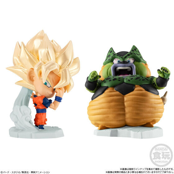 「ドラゴンボール」ゴールドカラーver.の超サイヤ人孫悟空＆ゴジータも！「DAIMA」キャラはじめ、シールウエハースなどのイラストがフィギュア化