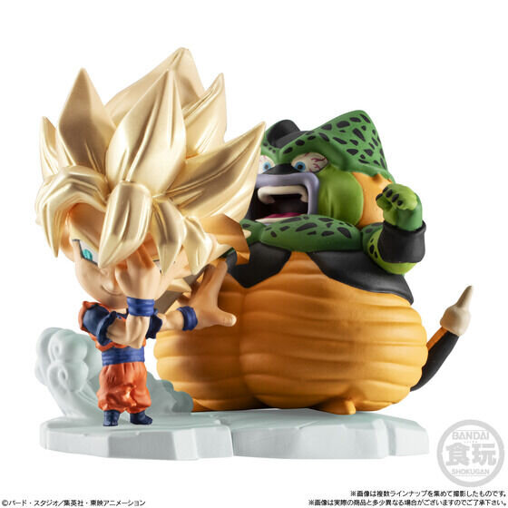 「ドラゴンボール」ゴールドカラーver.の超サイヤ人孫悟空＆ゴジータも！「DAIMA」キャラはじめ、シールウエハースなどのイラストがフィギュア化