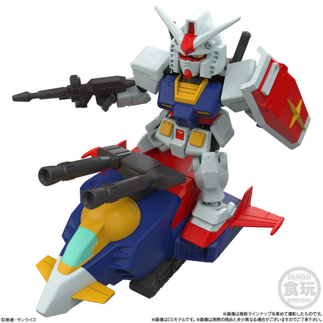Gスカイ、Gブルら5機体が食玩プラモ「MOBILITY JOINT GUNDAM」に出撃！Gアーマーへの合体、ガンダムへの換装も再現
