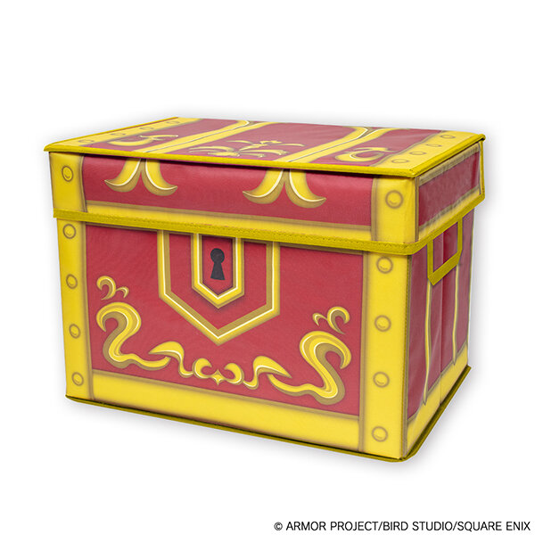 『ドラクエ』宝箱や「ひとくいばこ」デザインの収納BOXが再受注スタート！取っ手付きで持ち運びにも便利