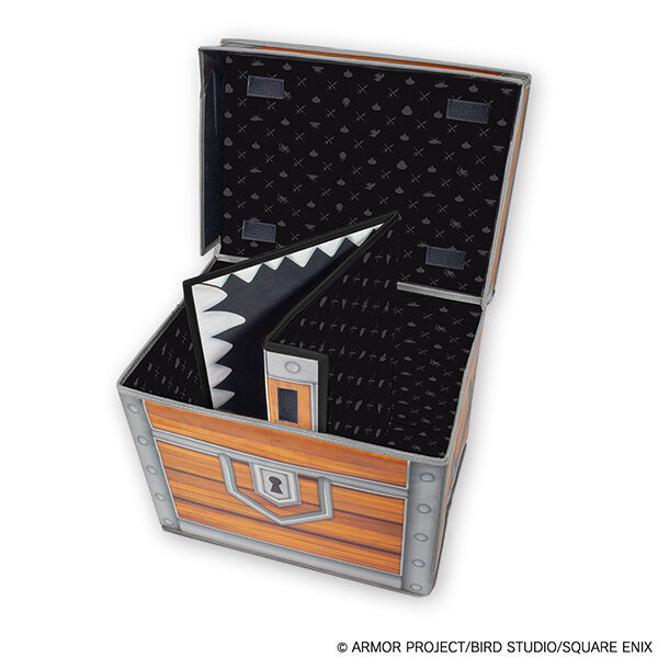 『ドラクエ』宝箱や「ひとくいばこ」デザインの収納BOXが再受注スタート！取っ手付きで持ち運びにも便利